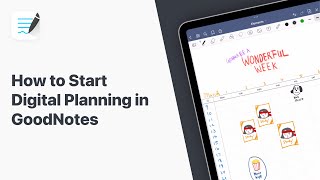 How to Start Digital Planning in GoodNotes [upl. by Eelyam]