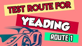 Driving Test Route  1 Yeading  Driving Test Routes London  DTRL [upl. by Hardman]