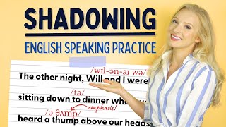 English Speaking Practice  Speak with me Shadowing Method [upl. by Nnek]