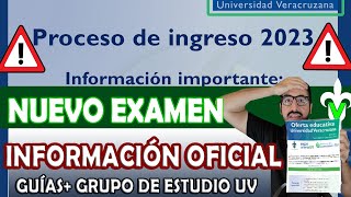 EXAMEN DE ADMISIÓN UV 2023 Información oficial y guías de estudio [upl. by Irwinn89]