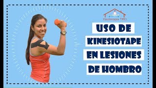 Como colocar Kinesiotape en el hombro🙋‍♂👈  Tratamiento Hombro [upl. by Aehsrop]