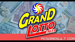 PCSO 655 Grand Lotto Results Today in the Philippines [upl. by Alleinnad]