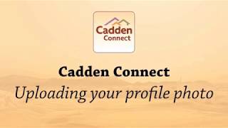 Cadden Connect  Uploading your profile photo [upl. by Tennaj486]