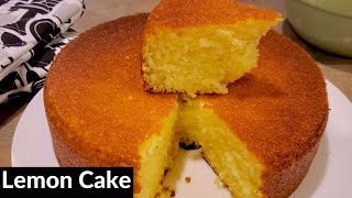 How to Make Fluffy LEMON CAKE  Homemade  Bake with Me [upl. by Elnora]