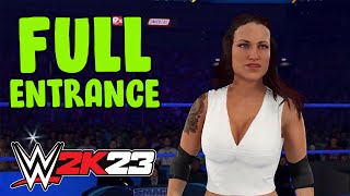 WWE 2K23 LITA ENTRANCE wwe2k23 [upl. by Susette227]