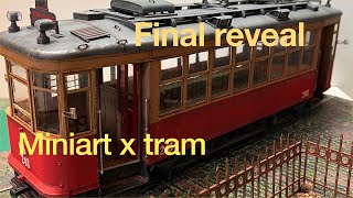 MINIART X TRAM and diorama base  final reveal [upl. by Fe447]