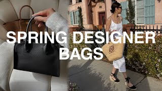 SPRING DESIGNER BAGS COLLECTION 2024 Chanel The Row Margaux DeMellier Hermes Loewe [upl. by Haleemak]