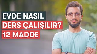 Evde Nasıl Ders Çalışılır  12 Maddelik Rehber [upl. by Koressa352]