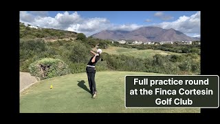 Full practice round at the Finca Cortesin Golf Club Spain [upl. by Jaynes]