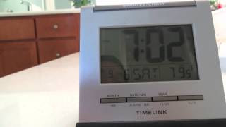 Review of the Timelink Calendar Alarm Clock [upl. by Ochs]