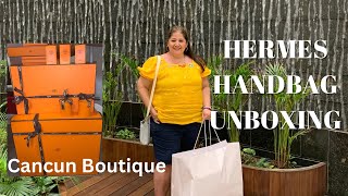 Hermes Cancun Birthday Haul Unboxing 🎁  Handbag amp Sneakers  Camochica unboxing hermes [upl. by Todd]