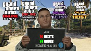 Can a Level 1 Complete EVERY Heist in 24 HOURS GTA Online [upl. by Lek]