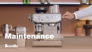 The Barista Express® Impress  Cleaning your machine How to perform a Descale cycle  Breville USA [upl. by De Witt]