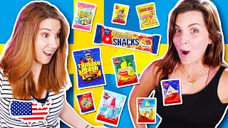 American Girls Try Weird Swedish Candy for the First Time [upl. by Royo]