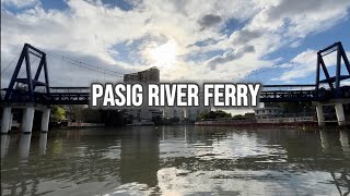 4K Ride the Pasig River Ferry for FREE  Guadalupe to Escolta Trip January 2024 [upl. by Lissy]