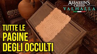 ASSASSINS CREED VALHALLA ITA  TUTTE LE PAGINE DEL CODICE DEGLI OCCULTI [upl. by Etnoved982]