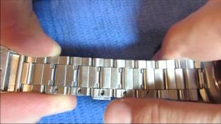 WATCH BAND ADJUSTMENT  RESIZE  HOW TO [upl. by Hsima]