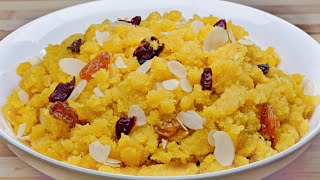 Mauritian Cuisine Easy Halwa Gréo Recipe  Halwa Suji Semolina [upl. by Okimat]