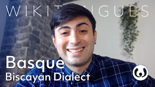 The Basque language casually spoken  Andrew speaking Biscayan  Wikitongues [upl. by Dorolice268]