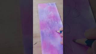 How to Make Bookmark at Home l Easy Hand Painted Bookmark l DIY Bookmark Idea bookmark bookmarks [upl. by Lotta]