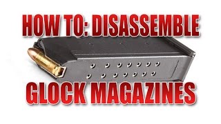 Glock Magazine Disassembly Tip QUICK VID [upl. by Zedecrem]