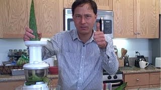 How to Juice Aloe Vera in the Omega VRT330 HD Juicer [upl. by Korwun62]