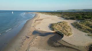 Studland Beach Dorset By Air [upl. by Walkling]