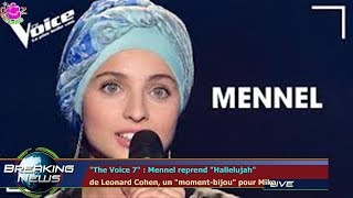 quotThe Voice 7quot  Mennel reprend quotHallelujahquot de Leonard Cohen un quotmomentbijouquot pour Mika [upl. by Ena472]