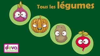 Tous les légumes Chanson du potager Ⓓⓔⓥⓐ Enfants Scolaire [upl. by Ennaillek]