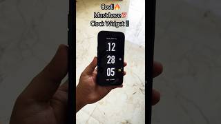 Must have💯 Clock Widget for iPhones  iPads  Flip Clock❤️  Dynamic Island🔥📱 [upl. by Kamat]