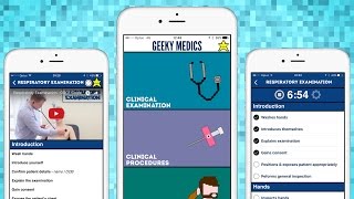 Geeky Medics OSCE App  Clinical Skills App  UKMLA  CPSA [upl. by Callery270]