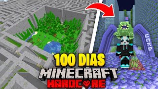 SOBREVIVÍ 100 Días en un LABERINTO en Minecraft y esto PASÓ [upl. by Barnum]