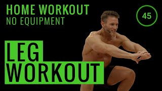 10 Minute Leg Workout  No Equipment Home Workout [upl. by Grati176]