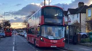 FRV Arriva Route 675 Woodbridge School  Walthamstow St James Street Streetdeck SW4 LK16 BYD [upl. by Hutt]