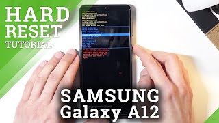 Hard Reset SAMSUNG Galaxy A12 – Bypass Screen Lock  Factory Reset by Recovery Mode [upl. by Nnaasil]