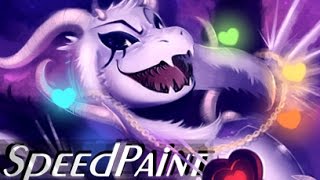 Asriel Dreemurr SPEEDPAINT  Undertale Hopes and Dreams [upl. by Hoffer]