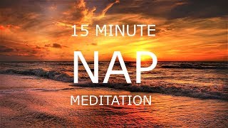 15 minute guided power nap  peaceful sleep meditation for relaxation stress and anxiety [upl. by Acsicnarf]