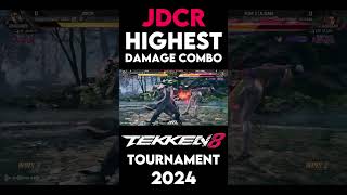 JDCR Dragunov Highest Damage Combo Tournament 2024 tekken8 dragunov [upl. by Nyrhtakyram]