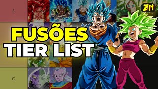 TIER LIST DE TODAS AS FUSÕES DE DRAGON BALL [upl. by Topper]