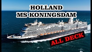 MS Koningsdam ship tour  Holland America [upl. by Golda735]