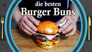 Das beste BURGER BUN Rezept Punkt Brioche Burger Buns selber machen [upl. by Tarrel]