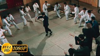 Bruce Lee beats up all the students of the Japanese martial arts school at once  Fist of Fury [upl. by Naldo]