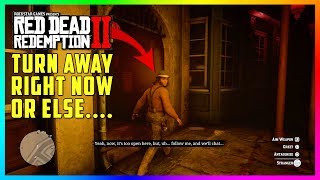 DONT Follow This Man Into This Dark Alley In Red Dead Redemption 2 Or Else This Will Happen To You [upl. by Sollie]