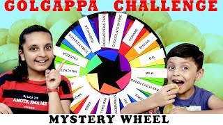 GOLGAPPA CHALLENGE Mystery Wheel  Fun Aayu and Pihu Show [upl. by Caspar]