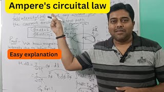 Amperes circuital law I Easy explanation I Verma Sir [upl. by Hairas]