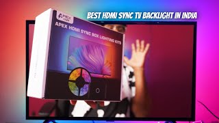 Best HDMI Sync TV Backlight in India from APEX LIGHT  Hindi [upl. by Olram256]