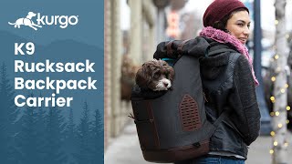 The K9 Rucksack  Stylish dog carrier backpack [upl. by Endora]