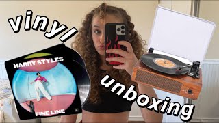 harry styles vinyl  record player unboxing [upl. by Frederico]