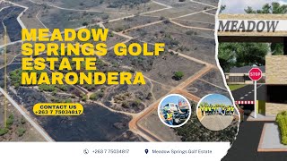 TAKE ADVANTAGE OF THIS DEAL BECOME A HOME OWNER AT MEADOW SPRINGS GOLF ⛳️ ESTATE MARONDERA [upl. by Irotal444]