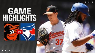 Orioles vs Blue Jays Game Highlights 6624  MLB Highlights [upl. by Trefler926]